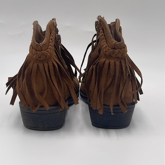 Paris Blues Brown Suede Boots – Kids Size 10 - Picture 4 of 13